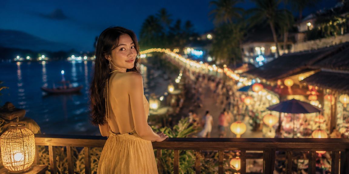 Cảnh chợ đêm Phú Quốc nhộn nhịp với các dịch vụ cá cược thể thao
